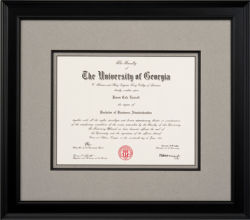 Custom Framed Diploma