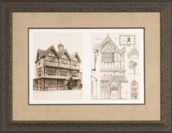 framed architectural plans