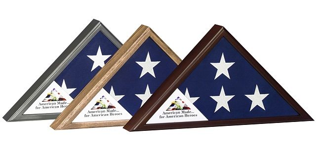 American made flag display cases.