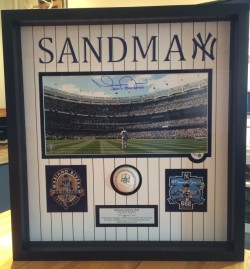 NY Yankees, Derek Jeter, Yankee Stadium Custom, Framing, Mariano Rivera