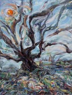Acrylic painting of tree by Dalton Brown