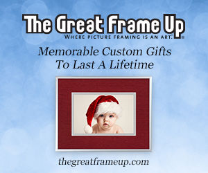 The Great Frame Up marketing winter promo