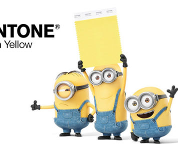 Image from Pantone showing Minions