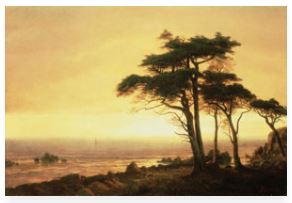 Albert Bierstadt California Coast print