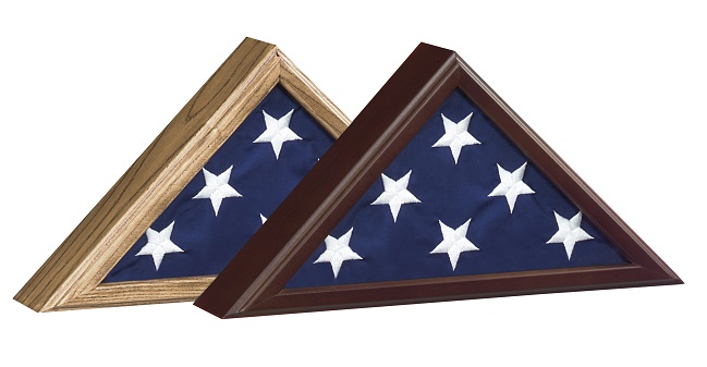 Custom framing, framed flag