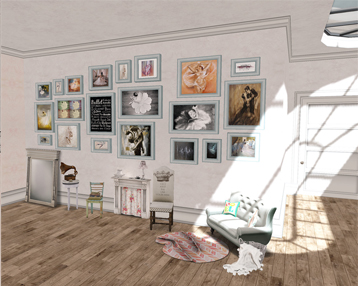 gallery wall, layout