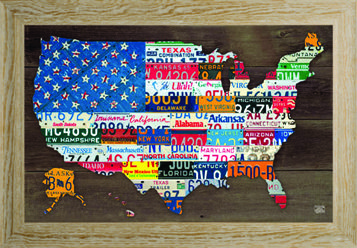 USA wooden Frame