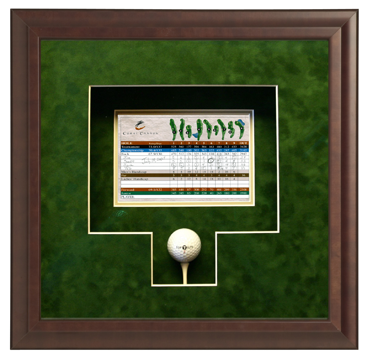 Shadowbox, Sports, Golf, Custom, Framing
