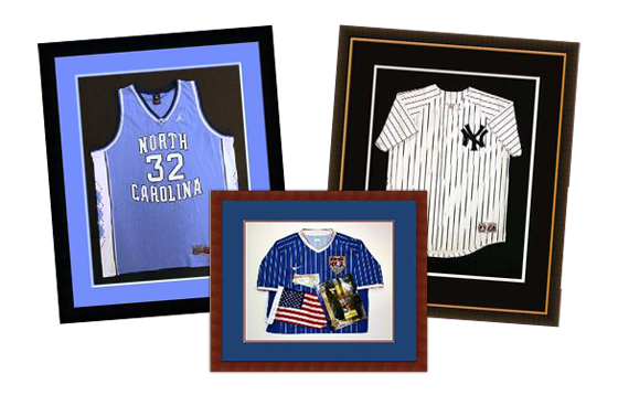 Shadowbox, Football, Baseball, Soccer, Sports, Custom, Framing