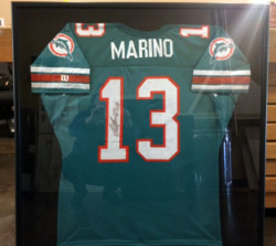 Framed Dan Marino jersey 