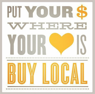 Buy local graphic