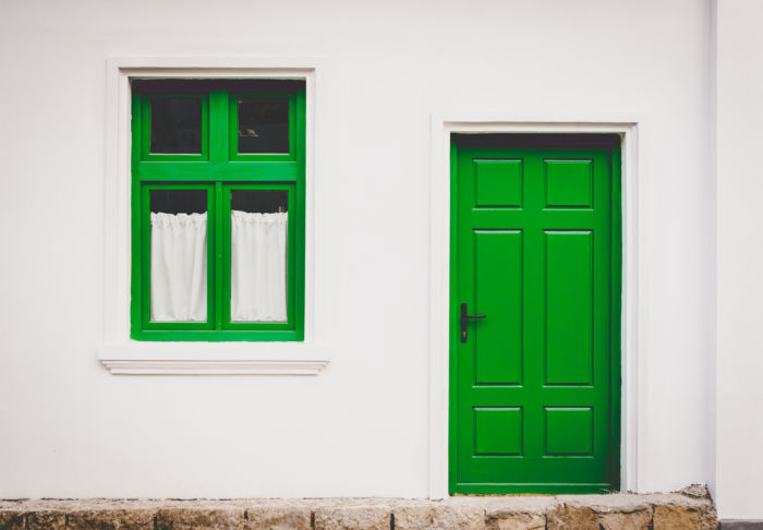 Green Front Door