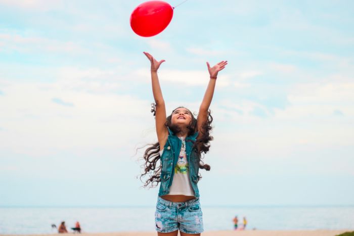 girl at the beach