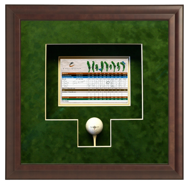 Golf, Shadowbox, Custom, Framing, Sports